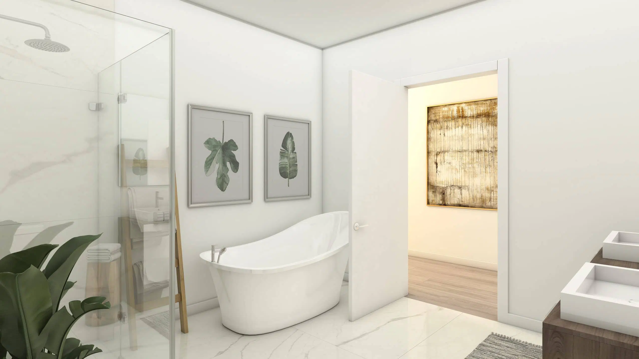 Boisé masson salle de bain